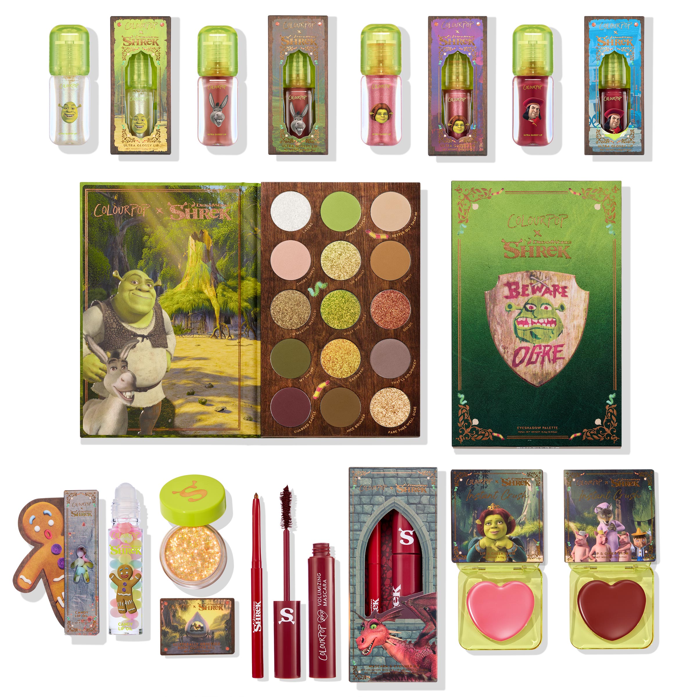 ColourPop X DreamWorks Shrek